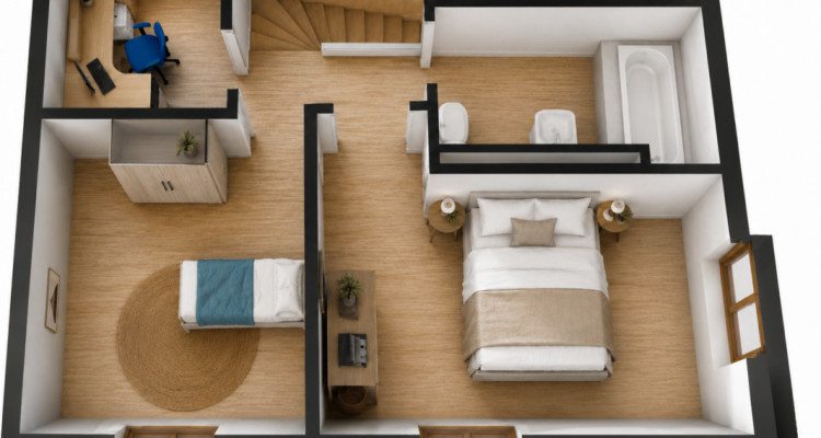 NEUVE - Jolie villa familiale de 4 pièces – 104 m2 pondérés – lot B image 8
