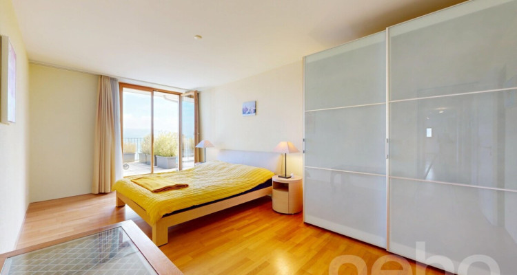 Lichtdurchflutete 5.5-Zimmer-Terrassenwohnung mit Panorama-Seesicht image 11