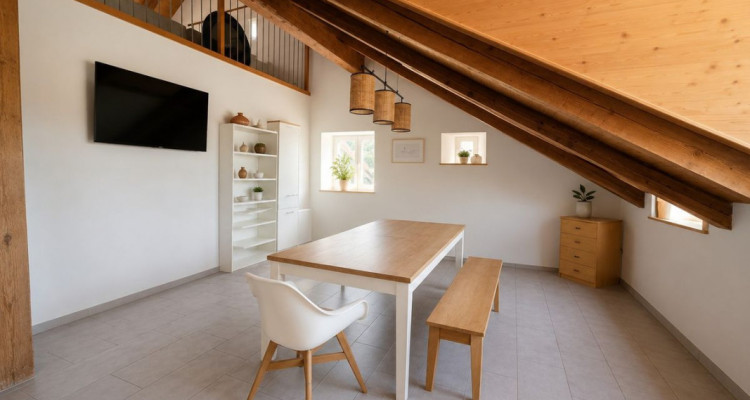Superbe appartement en attique avec garage et place de parc extérieure image 2