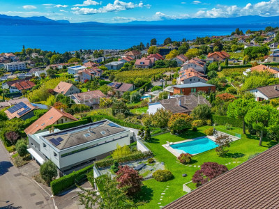 Propriété de prestige avec jardin paysager, piscine et panorama sur le Léman image 11