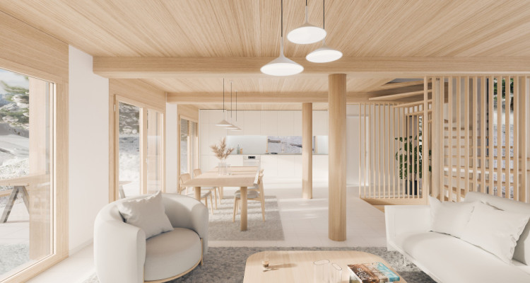 Vercorin - Roc dOrzival A | Deux chalets en résidence principale avec garages-box image 3