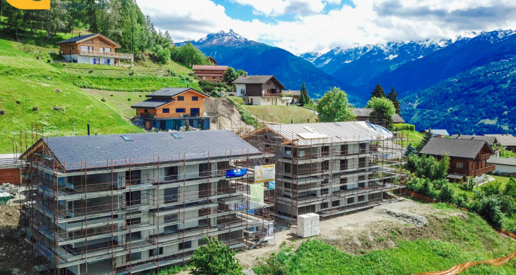 Balcon du Ciel à Nax - Résidences principales du studio au 4 pièces, actuellement sous charpente, avec fin des travaux prévue pour lhiver 2026/2027 image 2