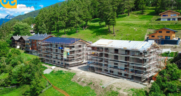 Balcon du Ciel à Nax - Résidences principales du studio au 4 pièces, actuellement sous charpente, avec fin des travaux prévue pour lhiver 2026/2027 image 3