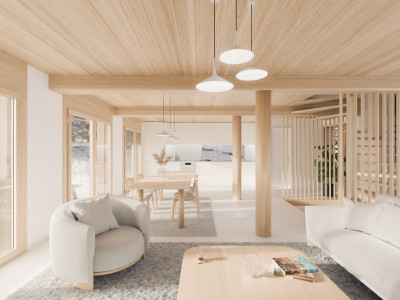Vercorin - Roc dOrzival B | Deux chalets en résidence principale avec garages-box image 1
