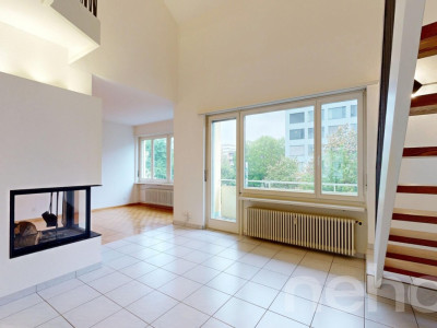 Maisonette-Dachwohnung mit drei Balkonen und eigenem Gartenanteil image 11