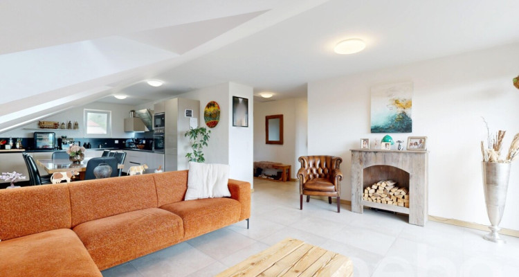 Attique contemporain traversant avec grand balcon et vue dégagée image 4