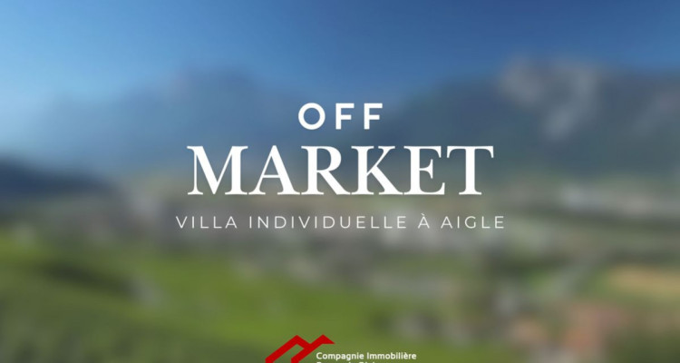 Villa individuelle Aigle 6.5 pièces image 1
