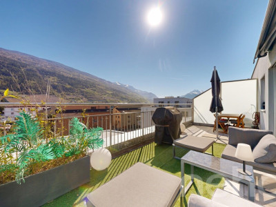 Superbe 3.5 pièces en dernier étage à Sion avec grande terrasse image 7