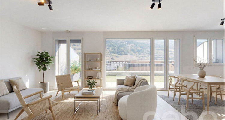 Superbe 3.5 pièces en dernier étage à Sion avec grande terrasse image 1