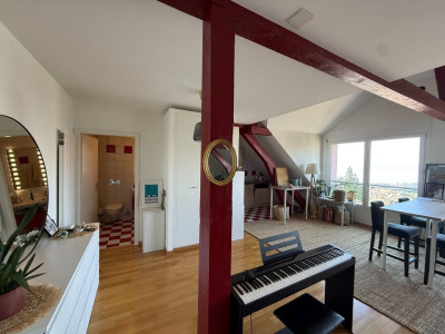 Magnifique loft 90m2 lumineux sous combles avec vue lac à Lausanne image 6
