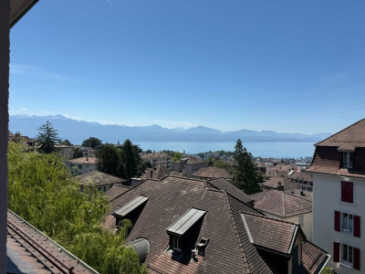 Magnifique loft 90m2 lumineux sous combles avec vue lac à Lausanne image 1