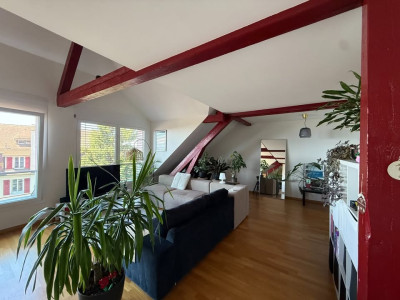 Magnifique loft 90m2 lumineux sous combles avec vue lac à Lausanne image 5