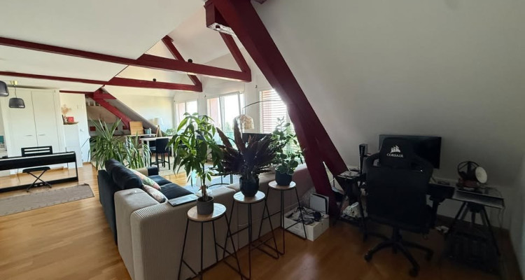 Magnifique loft 90m2 lumineux sous combles avec vue lac à Lausanne image 3