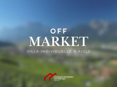 Villa individuelle Aigle 6.5 pièces image 1