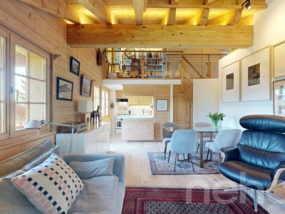 Bel appartement avec mezzanine et vue panoramique ? Chesières, Villars image 2