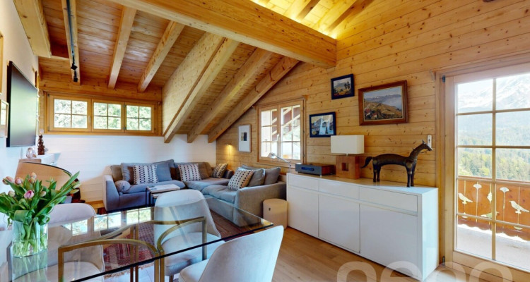 Bel appartement avec mezzanine et vue panoramique ? Chesières, Villars image 4