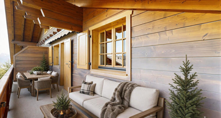 Bel appartement avec mezzanine et vue panoramique ? Chesières, Villars image 11