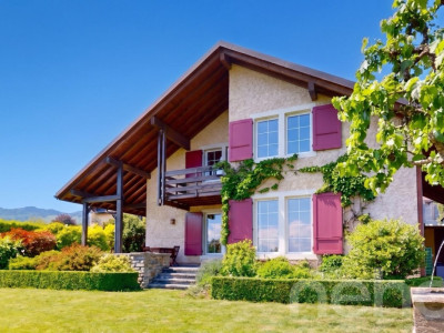 Belle maison familiale avec vue dégagée sur le lac et les Aples image 1