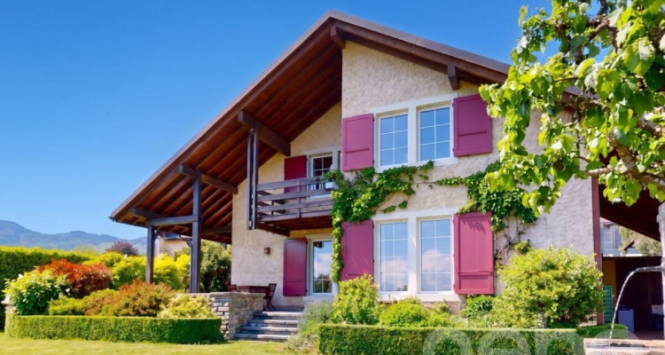 Belle maison familiale avec vue dégagée sur le lac et les Aples image 1