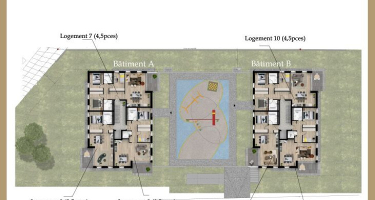 A vendre appartement de 2,5 ces avec jardin sur la Commune de Misery image 10