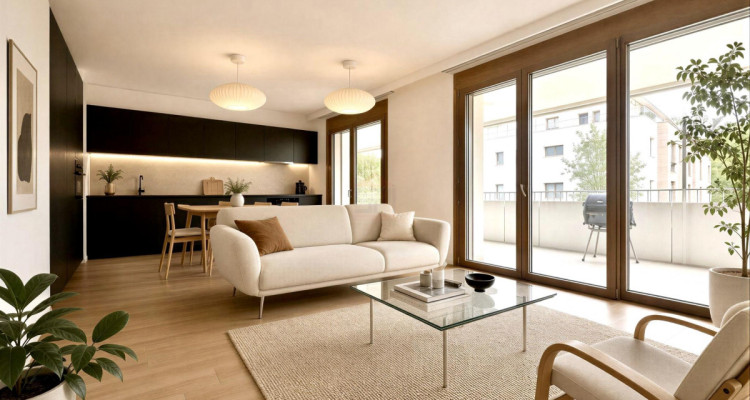 Superbe 4 pièces de 90 m² avec grande terrasse au coeur des Celliers à Satigny image 2