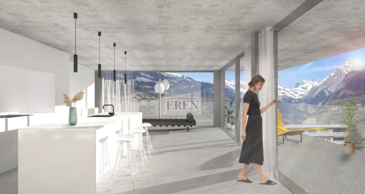 Résidence Palladio à Conthey : Appartements neufs haut de gamme du studio à lattique 4,5 pièces image 9