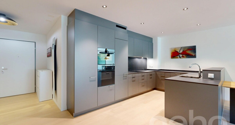 Moderne 4.5 Zimmer Wohnung mit Aussicht ins Grüne image 3