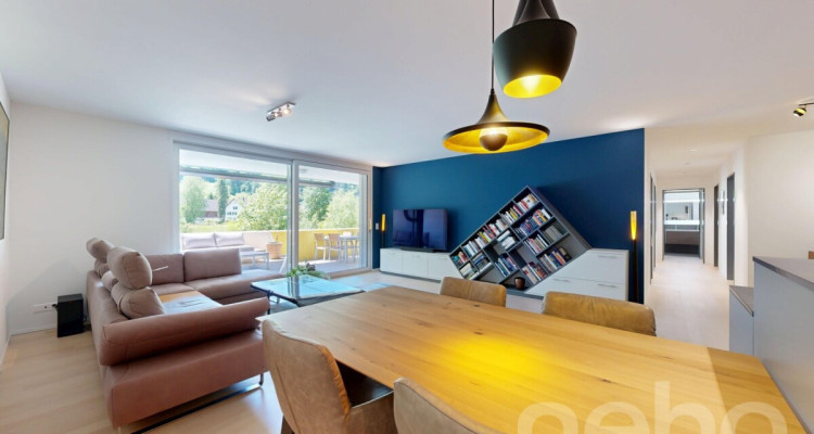 Moderne 4.5 Zimmer Wohnung mit Aussicht ins Grüne image 5