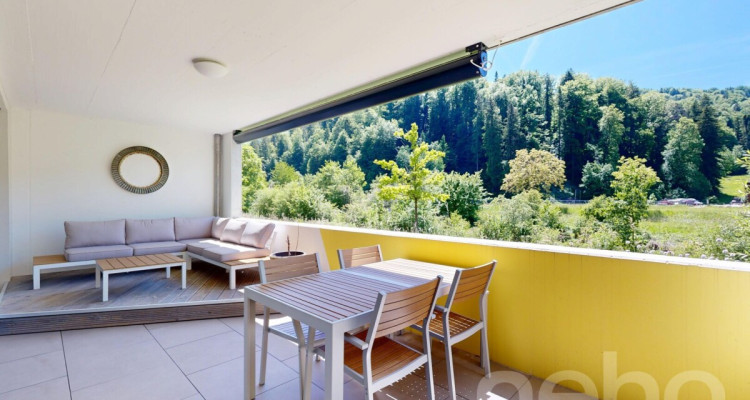 Moderne 4.5 Zimmer Wohnung mit Aussicht ins Grüne image 11
