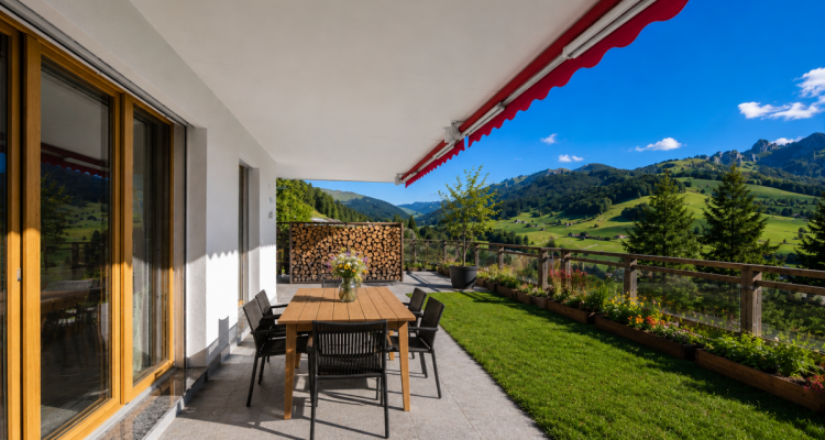 Un jardin face aux montagnes ? 3.5 pièces avec terrasse et vue dégagée à Cerniat image 10