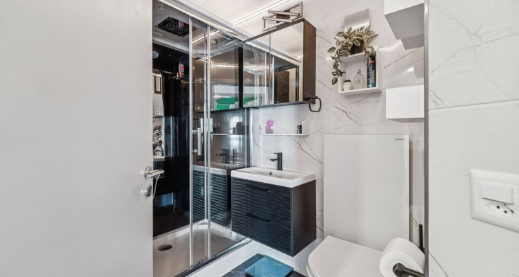 Attique rénové avec extérieur privé à Chalais image 7
