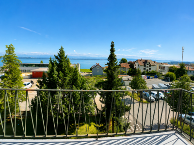 Appartement rénové avec magnifique vue sur le lac et les Alpes image 2