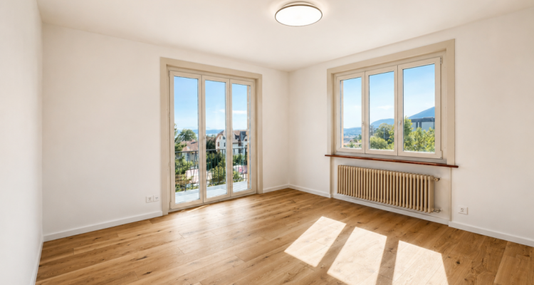 Appartement rénové avec magnifique vue sur le lac et les Alpes image 1