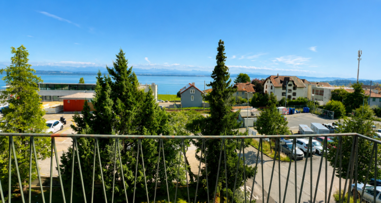Appartement rénové avec magnifique vue sur le lac et les Alpes image 2