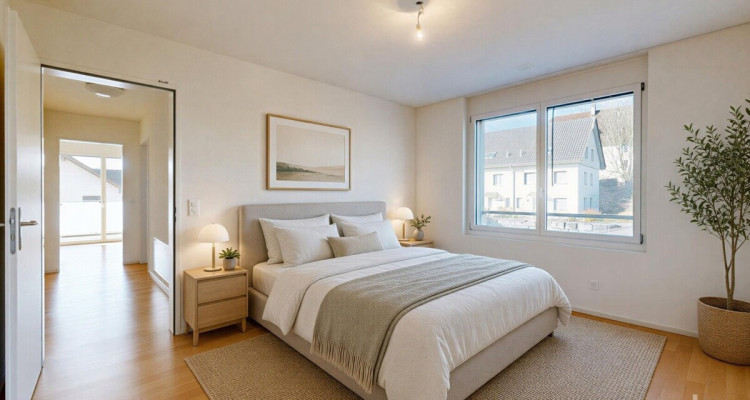 Moderne 3.5-Zi.-Wohnung mit grossem Balkon und Option für 2 Parkplätze image 4