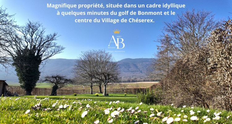 La prestigieuse et authentique propriété familiale à 5 minutes de Nyon image 1