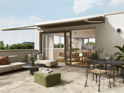 Neubau-Doppelhaushälfte mit Dachterrasse und Fernsicht image 3