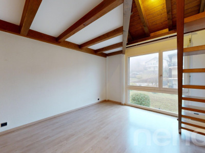 St Blaise: Dernier étage avec vue lac, mezzanine et beaux volumes image 9