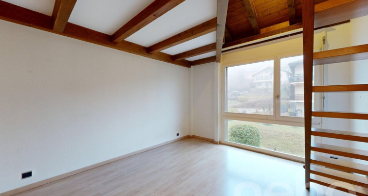 St Blaise: Dernier étage avec vue lac, mezzanine et beaux volumes image 9