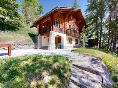 Magnifique chalet de montagne avec vue panoramique à Hérémence image 1