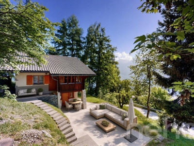 Magnifique chalet de montagne avec vue panoramique à Hérémence image 2