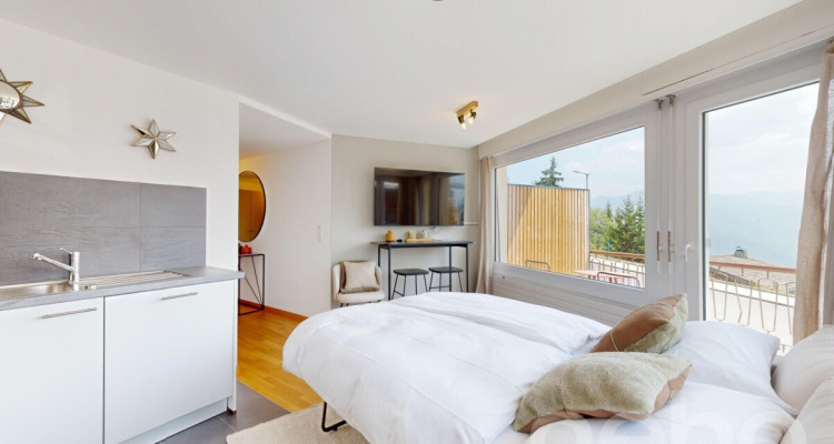 Superbe studio ensoleillé à Crans-Montana image 2