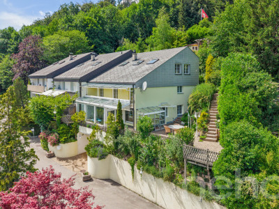 Exklusives Wohnen mit Garten, Wintergarten und Weitsicht image 1