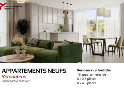 Appartements neufs 2.5 pièces à Remaufens (Veveyse) - PPE La Fouârdze image 1