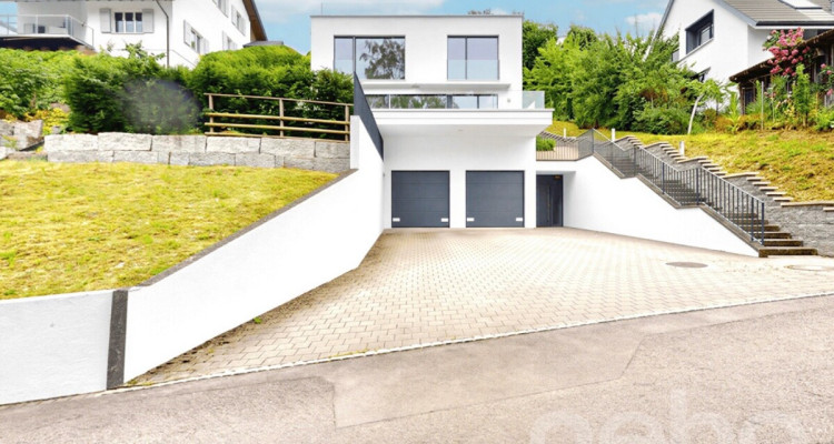 Moderne Doppelhaushälfte mit Weitsicht und grosser Terrasse image 1