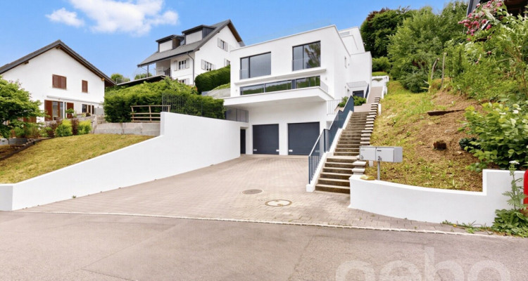 Moderne Doppelhaushälfte mit Weitsicht und grosser Terrasse image 2
