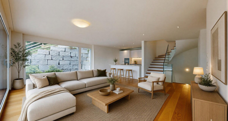 Moderne Doppelhaushälfte mit Weitsicht und grosser Terrasse image 4