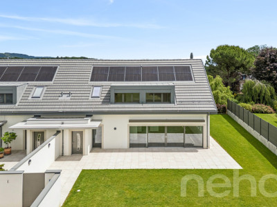 Maison jumelée neuve avec jardin, beaux volumes et finitions soignées image 1