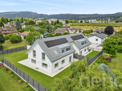 Maison jumelée neuve avec jardin, beaux volumes et finitions soignées image 3