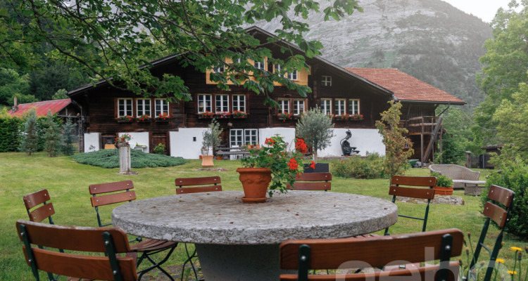 Historisches Bauernhaus mit Ferienwohnung und Bergpanorama image 1
